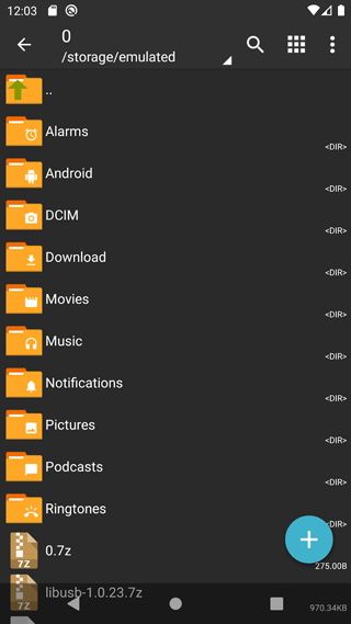 zarchiver蓝色版截图4