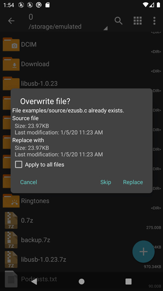 zarchiver蓝色版截图3