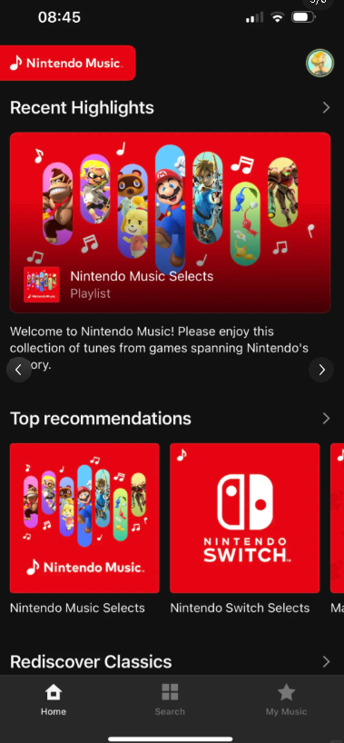 Nintendo Music截图1