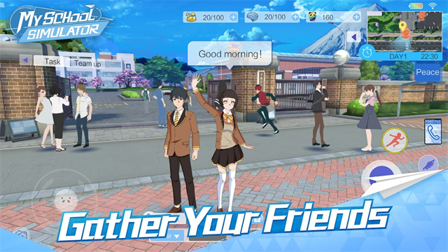 青春校园模拟器截图4